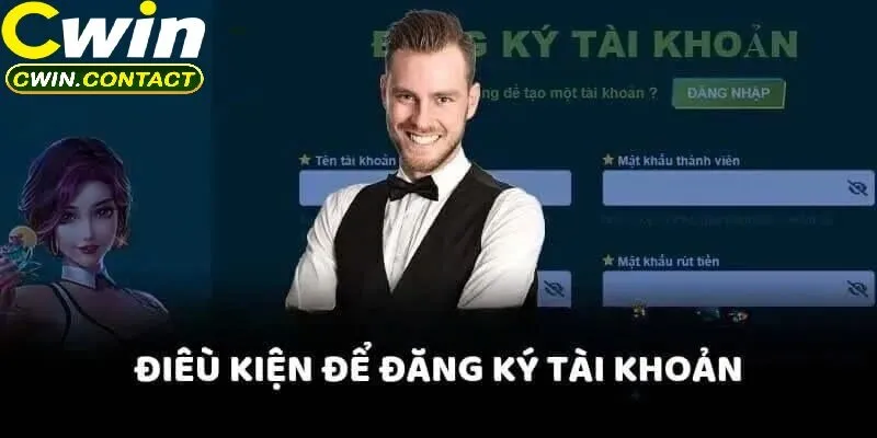 Hướng Dẫn Đăng Ký Tài Khoản Cwin dễ dàng Trên Máy Tính